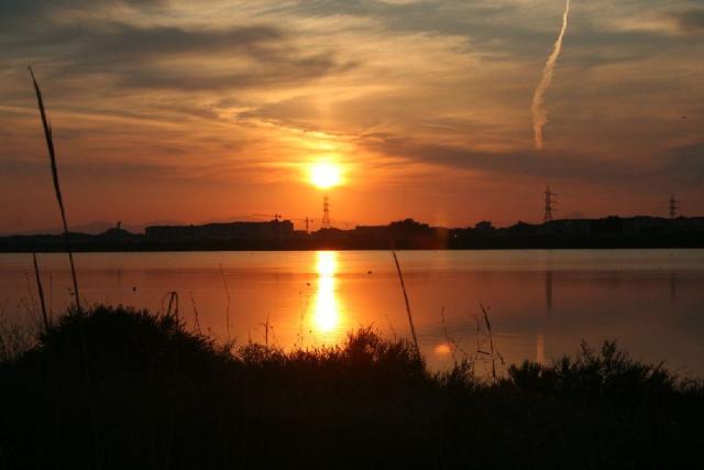 Tramonto verso cagliari